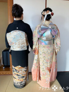 お祝いお着付け