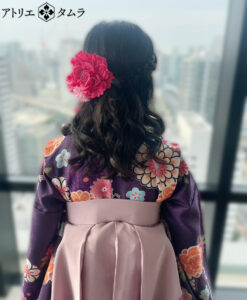 袴着着付けとヘアー