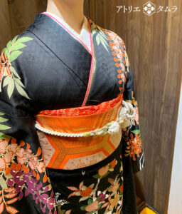 成人式・二十歳の着物着付け