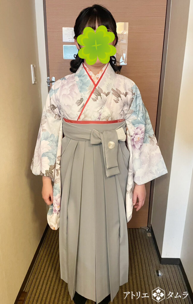 卒業式袴の支度