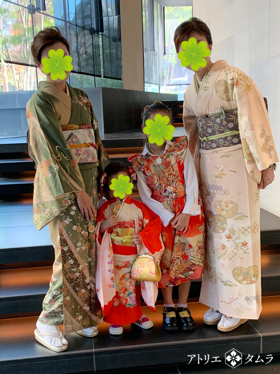 3歳・7歳のお子さま、そしてご家族の皆さまのお着付け