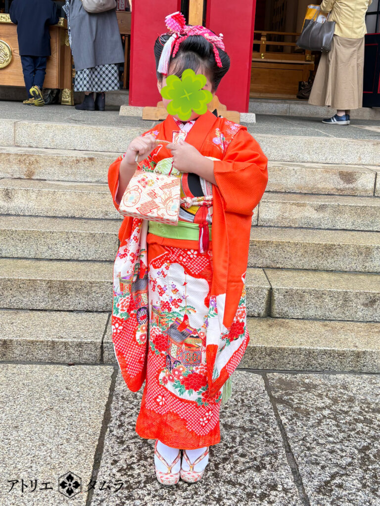 七五三7歳お着付け