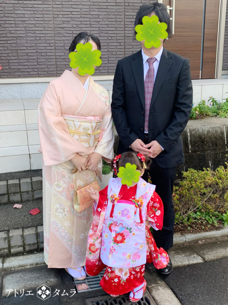 3歳・7歳のお子さま、そしてご家族の皆さまのお着付け