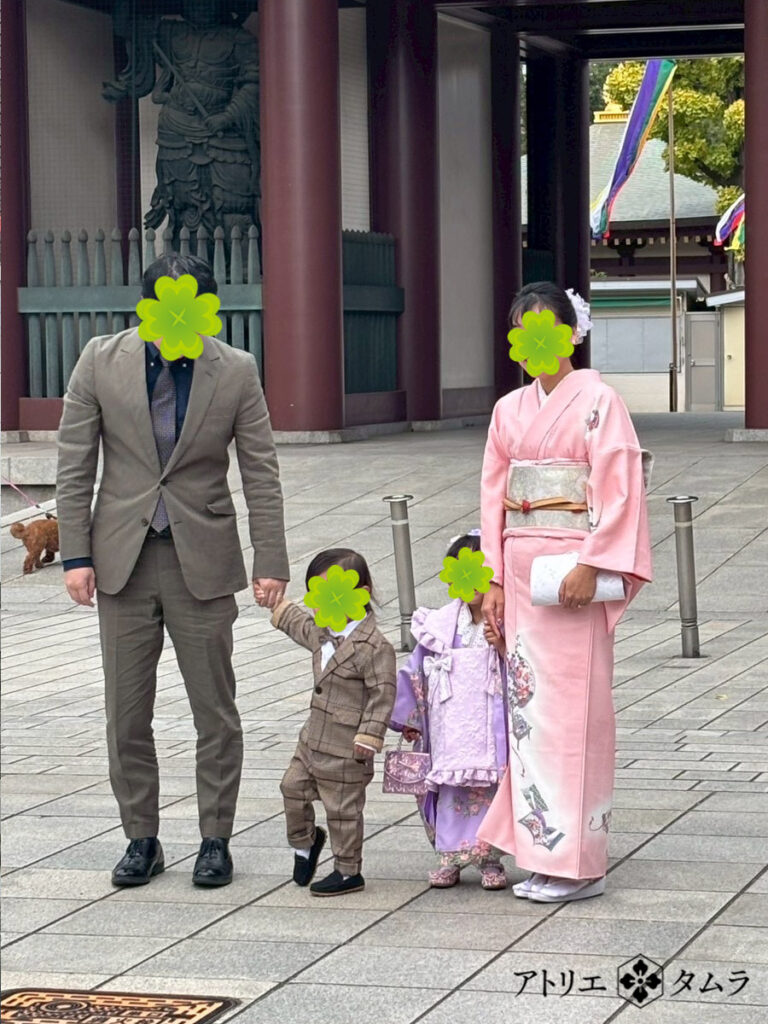 3歳・7歳のお子さま、そしてご家族の皆さまのお着付け