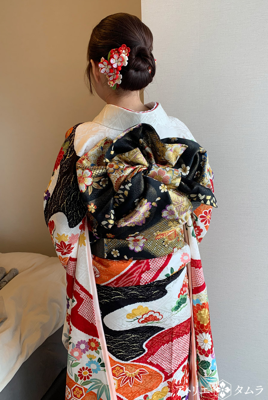 成人式着付け